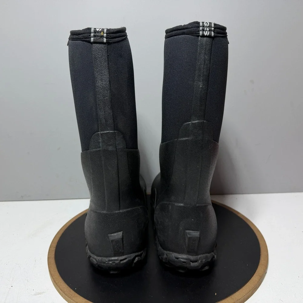 Bogs Classic High Boots Men Size 13 Neotech Insulated Black Rubber Winter